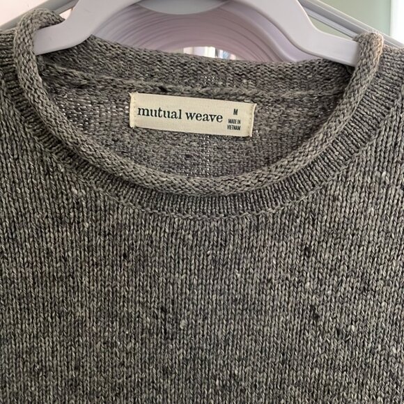 Mutual Weave Men's NWT M Gray Pullover Sweater C-38" L-27" S-31" - Picture 3 of 7